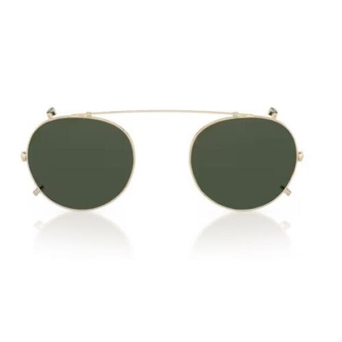 Oliver Peoples 0OV5186CM Gregory Peck Clip 50359A Gold/green 50mm Men`s Clip On