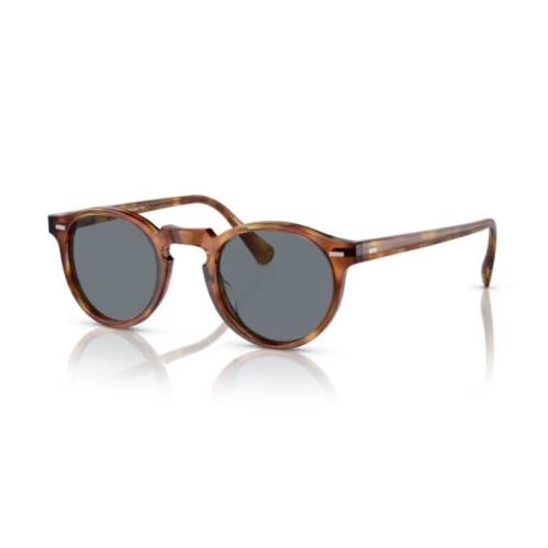 Oliver People 0OV5217S Gregory Peck Sun 1483R8 Havana/blue 50mm Men`s Sunglasses