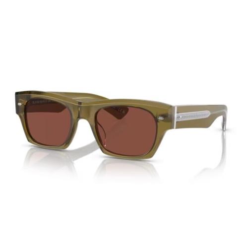 Oliver Peoples 0OV5514SU Kasdan 1678C5 Dusty Olive/burgundy Unisex Sunglasses