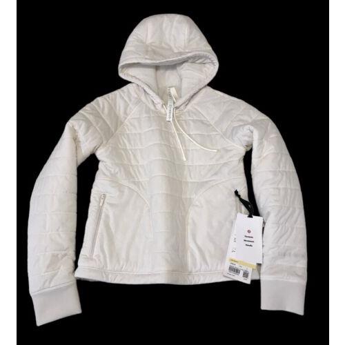 Lululemon Dynamic Movement Hoodie Pullover Jacket Off White Size 2