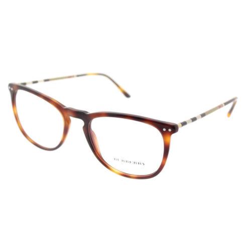 Burberry Unisex Oval Eyeglasses BE2258Q 3316 Havana Frame Demo Customisable Lens