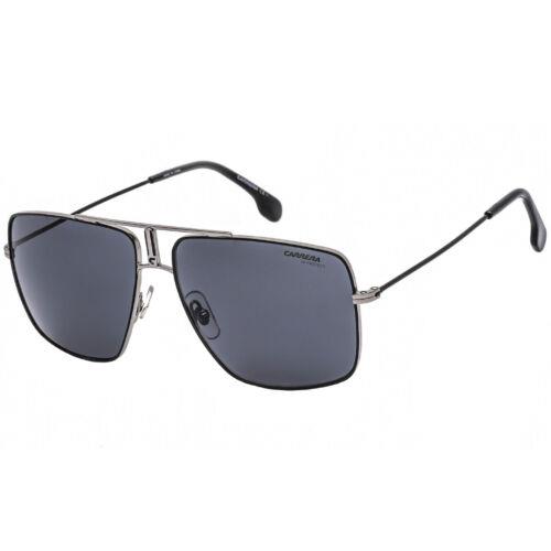 Carrera Unisex Sunglasses Grey Lens Ruthenium Black Square Frame 1006/S 0TI7 00