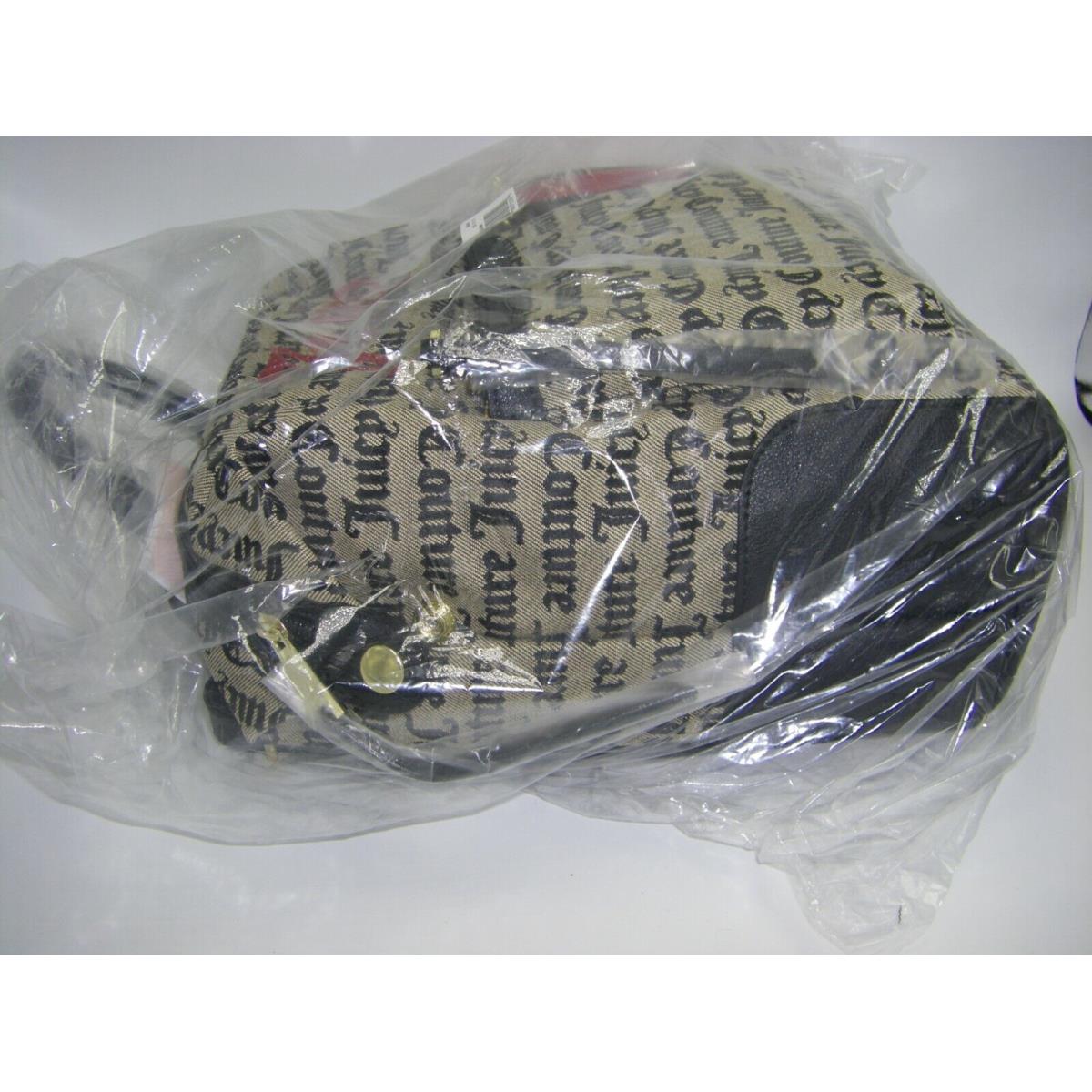 Juicy Couture  bag   - Black/Beige/Red Exterior, Multicolor Lining, Black Handle/Strap 4