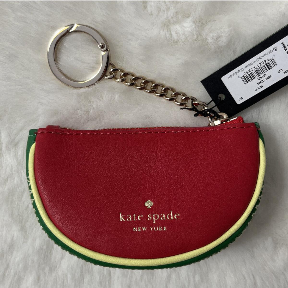 Kate Spade Slice Watermelon Coin Purse Novelty Multicolor