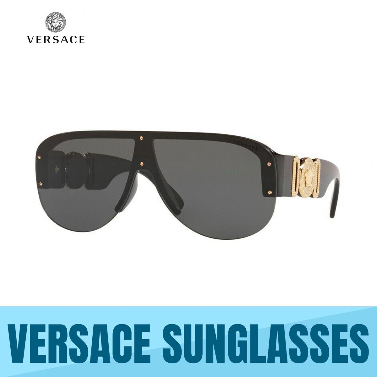 Versace Sunglasses VE4391 GB1/87 48mm Black/ Dark Grey Lens