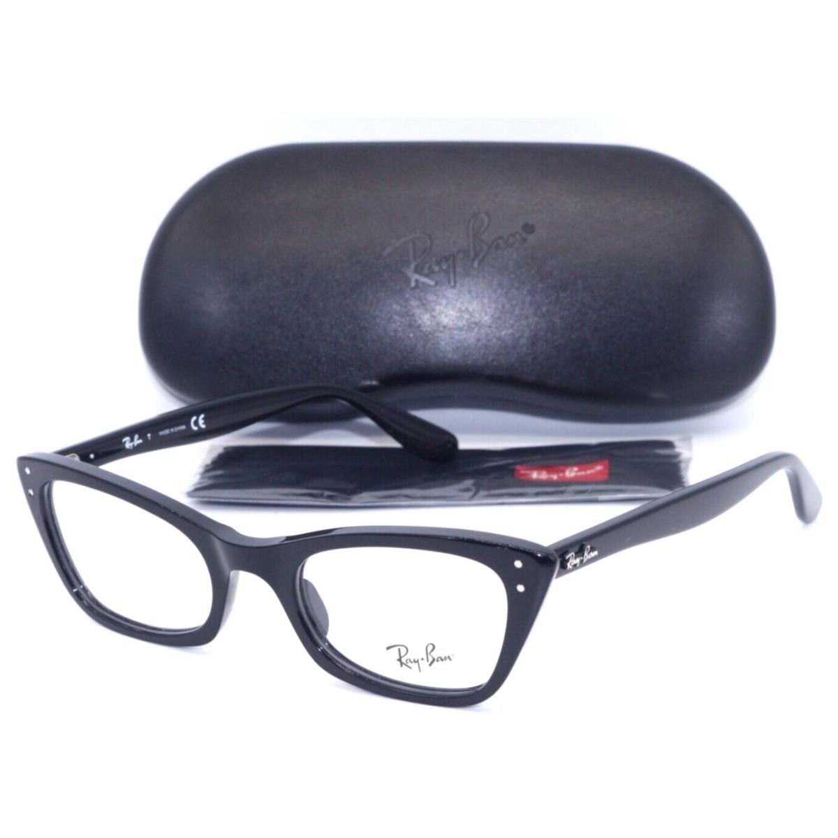 Ray-ban Lady Burbank RB 5499 2000 Polished Black Eyeglasses 49-20