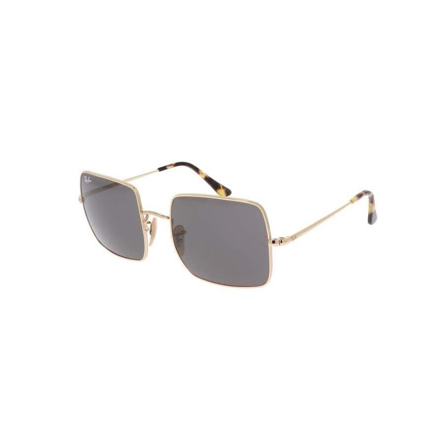 Ray-ban RB1971 9150/B1 54mm Square Sunglasses - Gold Frame Dark Grey Lenses