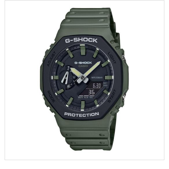 Casio G Shock Mens Green Wristwatch GA2110SU-3ADR
