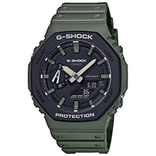 Casio G-shock Analog-digital Black Dial Men`s Round Wrist Watch GA-2110SU-3ADR