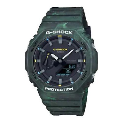 Watch Casio G Shock GA2100FR-3ADR GA-2100 Man 49mm Res