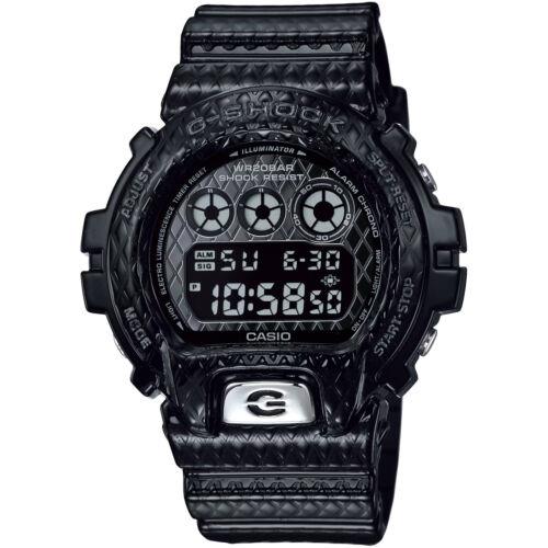Casio Men`s Watch G-shock Alarm Black Dial Resin Strap Digital Quartz DW6900DS-1