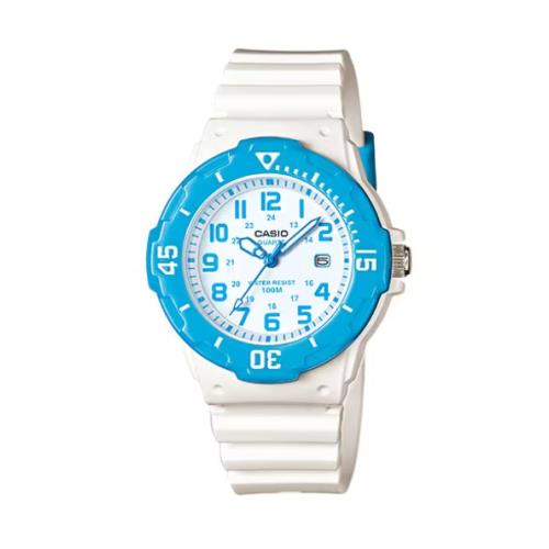 Casio General LRW-200H-2BV White Resin Band Women`s Analog Watch