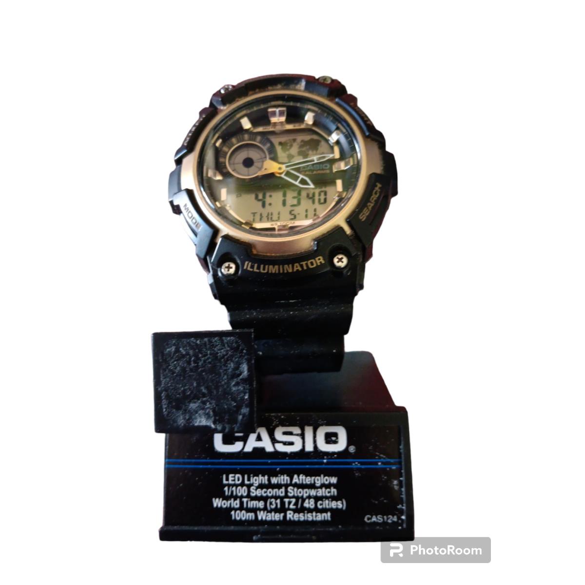 Casio men's 10 year 2024 battery world time watch