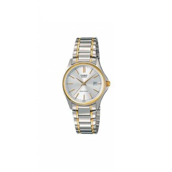 Casio LTP-1183G-7A Analog Two-tone Gold Stainless Steel Quartz Ladies Watch