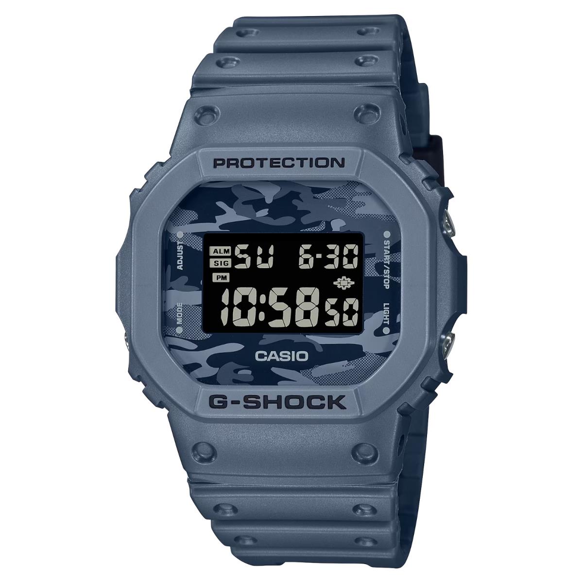 Casio G-shock Digital Gray Resin Case Band Men`s Watch DW5600CA-2