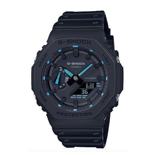 G-shock GA2100-1A2 Neon Accent Watch Blue