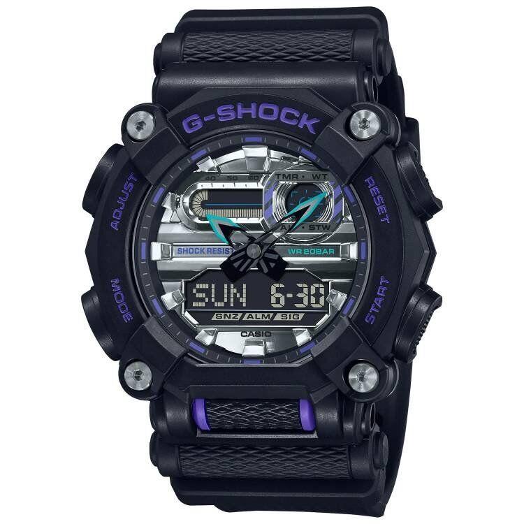 Casio G-shock Analog Digital Resin Strap GA-900AS-1A Men`s 200M Watch