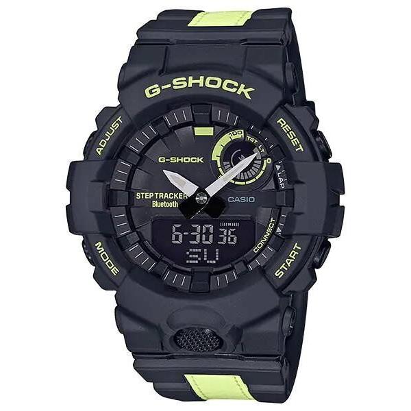 Casio G-shock GBA800LU-1A1 G-squad Bluetooth Step Tracker Reflective Band Black