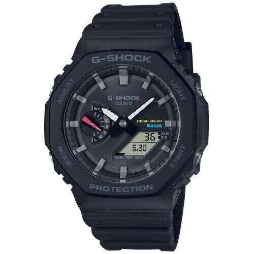 Casio G-shock Carbon Core Bluetooth Solar Black Casioak Watch Gshock GA-B2100-1A