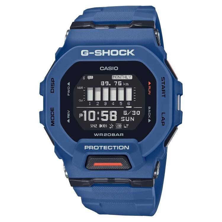 G-shock G-squad Bluetooth Sports Workouts Training Gps Navy Blue Watch GBD-200-2