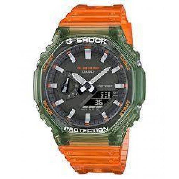 Casio G-shock Hidden Coast Theme Transparent Resin Men`s Watch GA-2100HC-4A