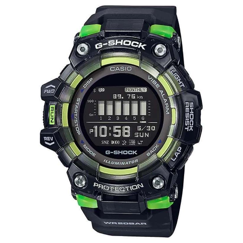 Casio G-shock Digital Display Black Resin Band Men`s Wrist Watch GBD-100SM-1
