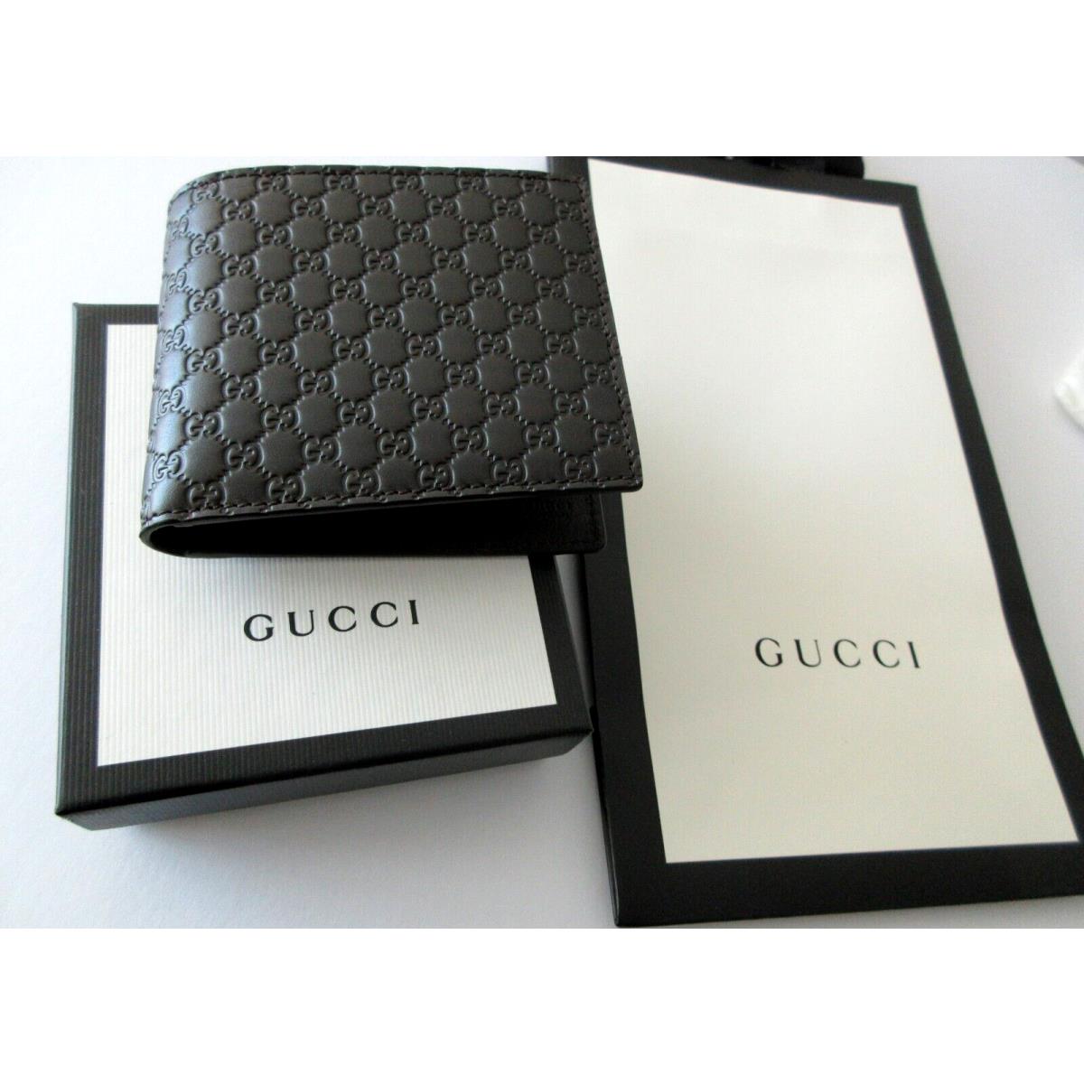 Men`s Gucci Guccissima Brown Bi-fold Wallet 260987