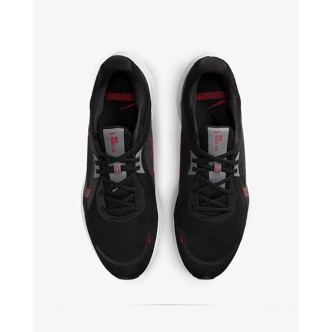 Nike shoes Quest - Black/Smoke Gray/Red 3