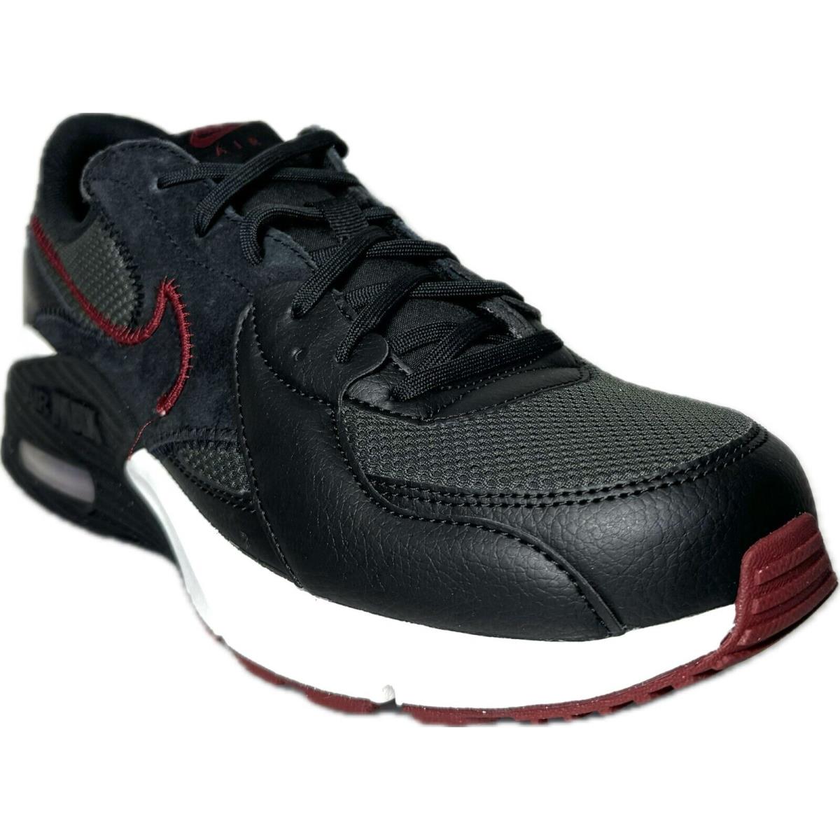 Nike Air Max Excee Men`s Black White Maroon Running Shoes Sneakers DQ3993-001 - Black-White-Maroon