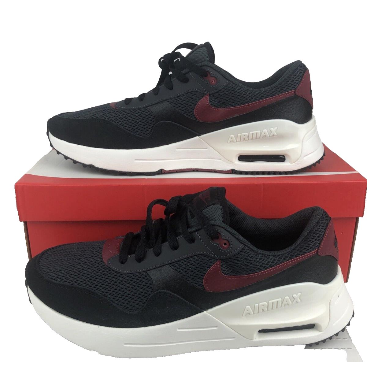 Nike shoes Air Max System - Black Red White 0