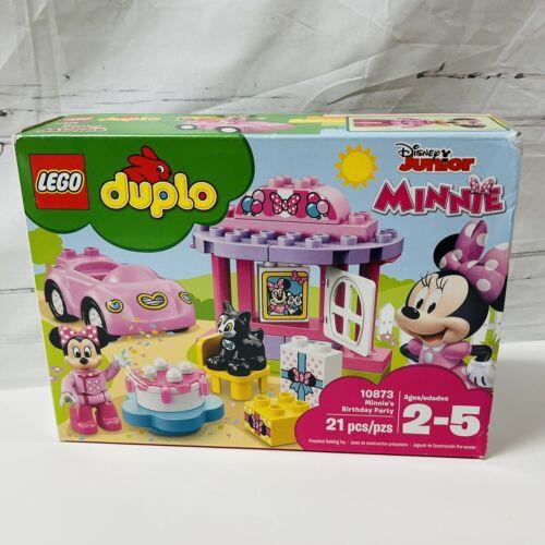 Lego Duplo Minnie s Mouse Birthday Party Disney Junior Figure Cat Car 10873