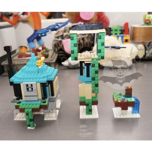 Lego Minecraft The Sky Tower 21173 Sky Tower House Island Cat and Phantoms
