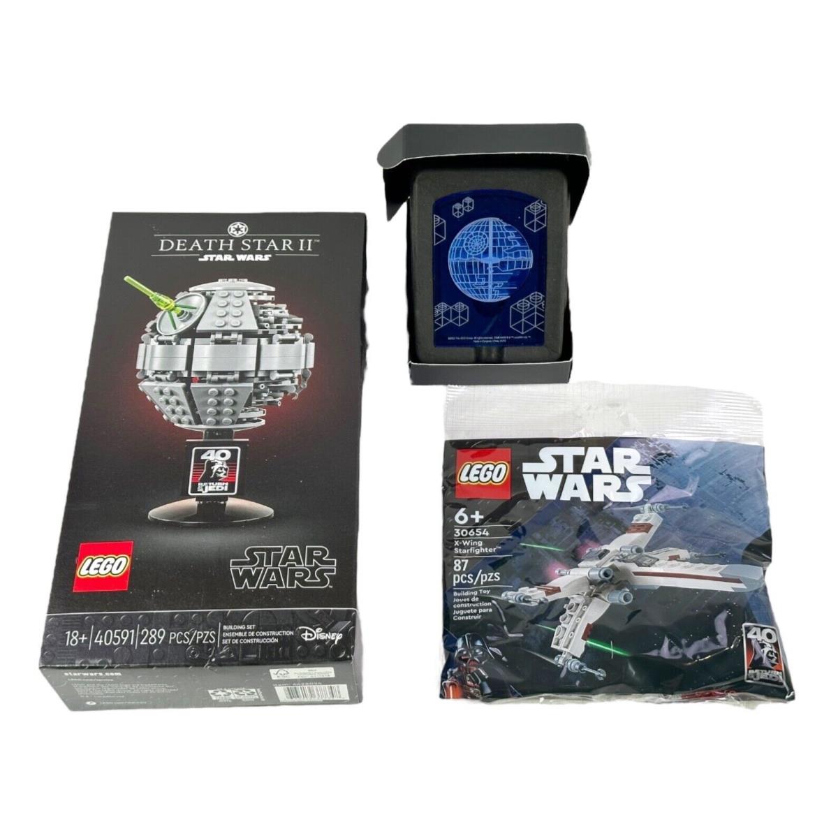 Lego Star Wars 40591 Death Star II + 30654 Mini X-wing + Coin