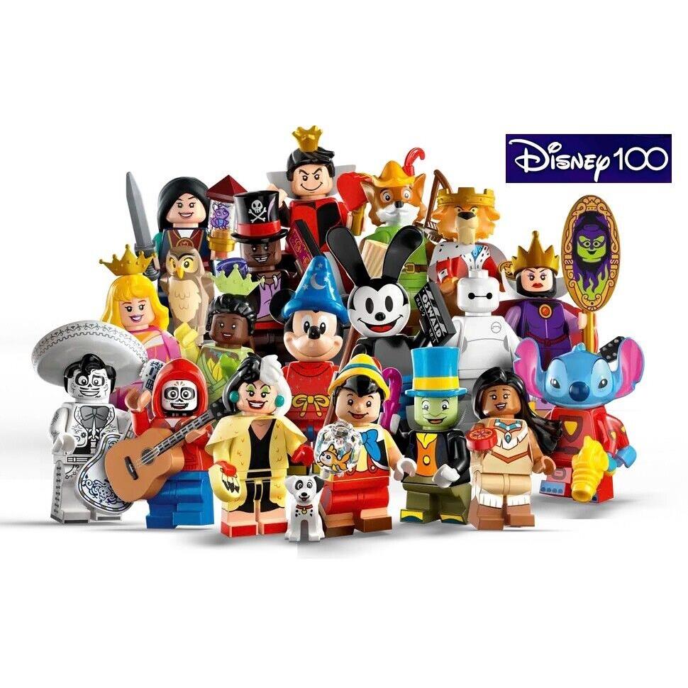 Lego Cmf Disney Minifigures 71038 - Complete Set of 18 - Shipping Now