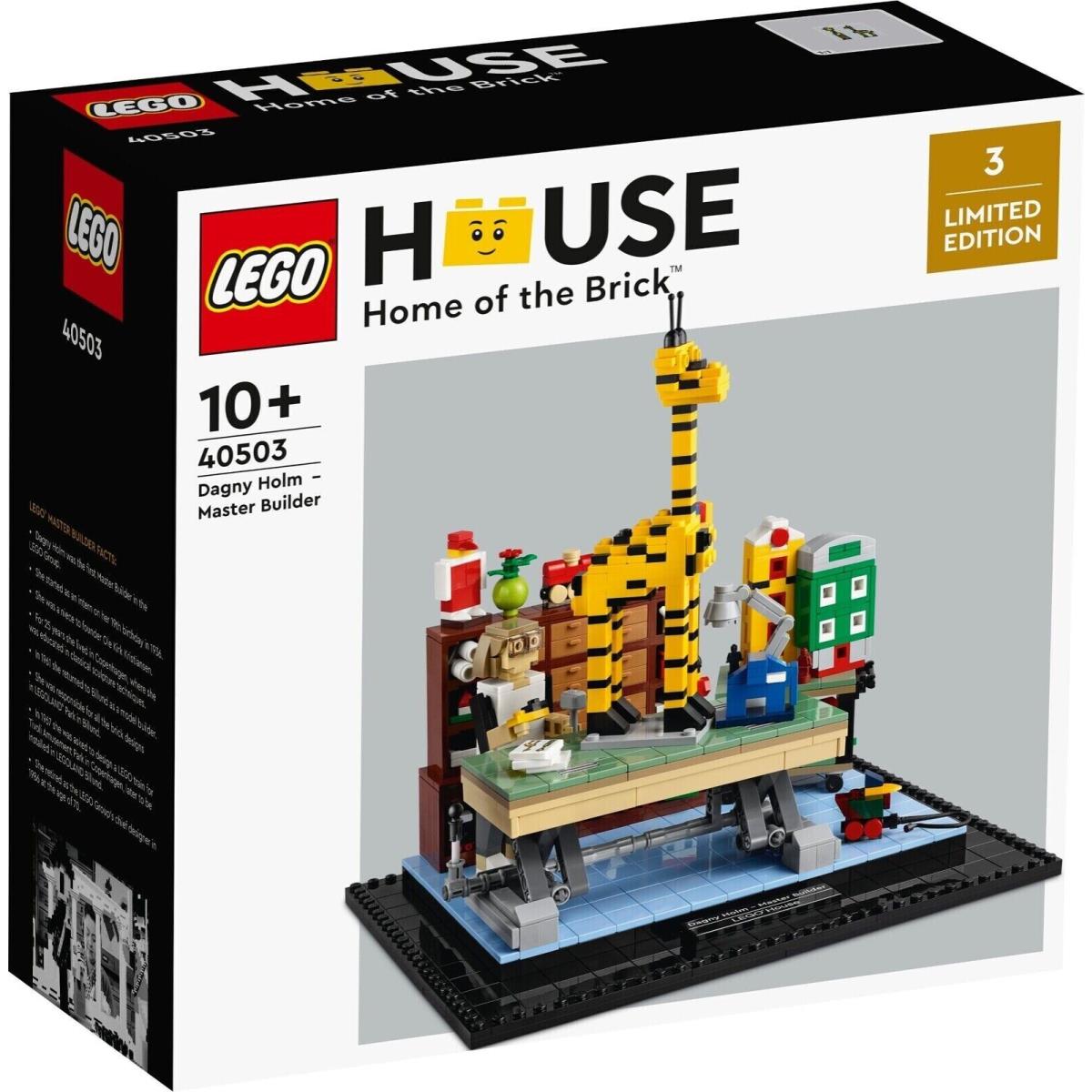 Lego 40503 Lego House Exclusive Dagny Holm Master Builder Rare in h