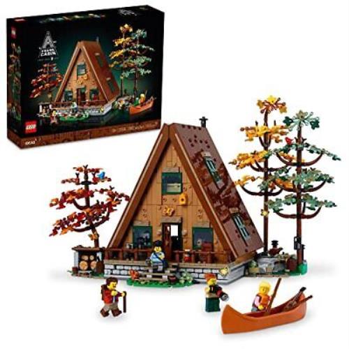 Lego Ideas 21338 A-frame Cabin Collectible Display Set Buildable Model Kit