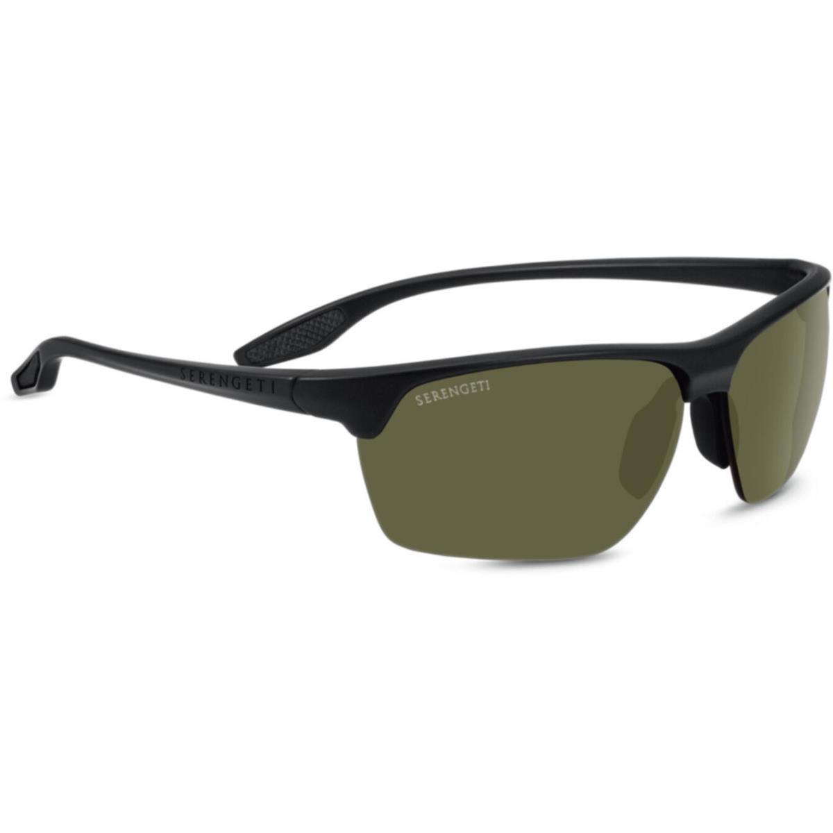 Serengeti Sport Linosa Sunglasses - Polarized Phd 2.0 Lenses 8506/SatinBlack/555nm