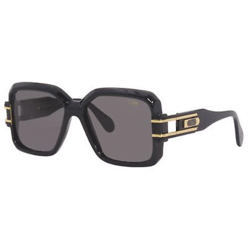 Cazal Legends 623 001SG Sunglasses Men`s Black-gold/grey Lenses Square 57mm