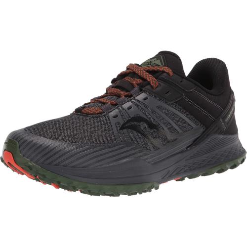 Saucony Men`s Mad River TR2 Trail Running Shoe Charcoal/Pine