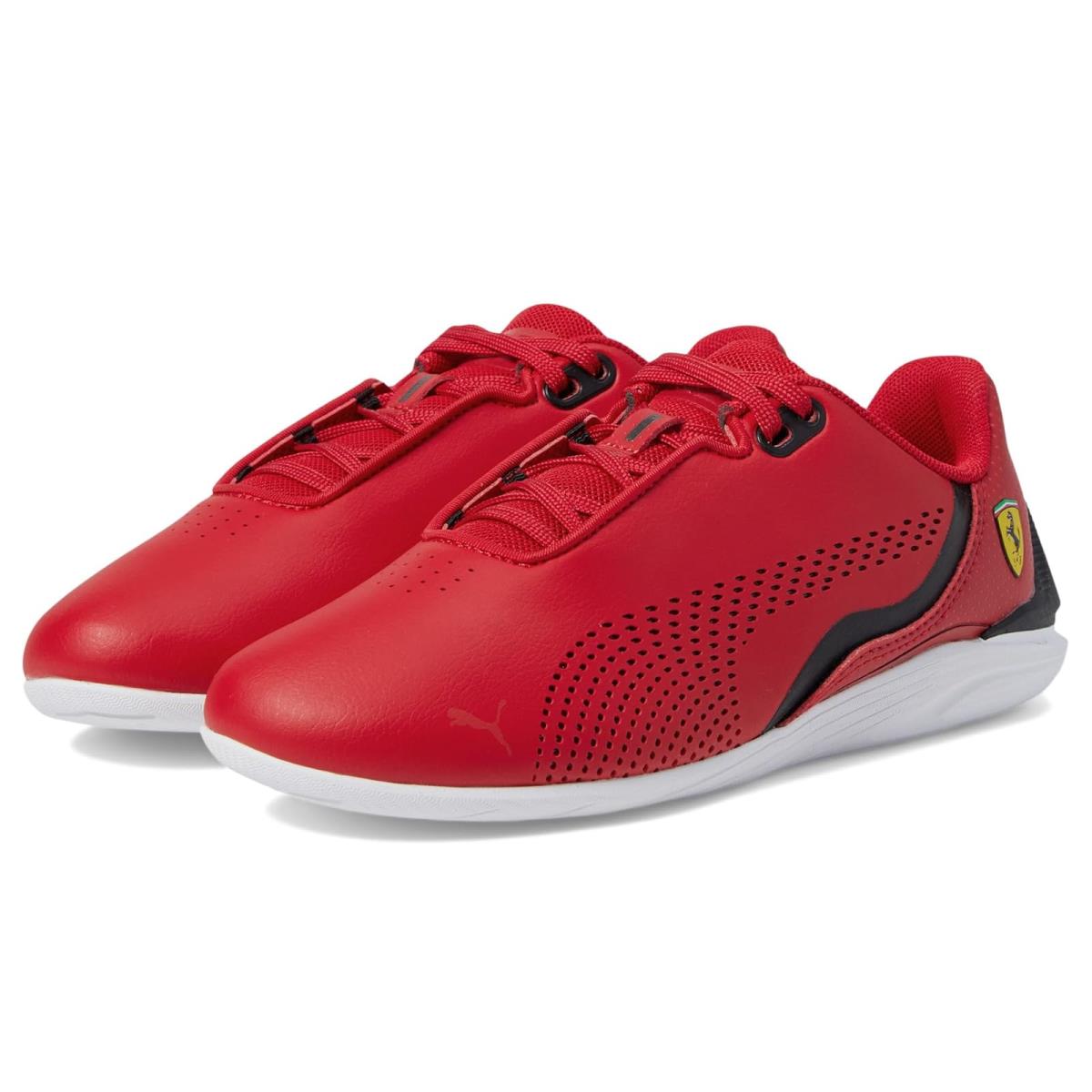 Children Unisex Shoes Puma Kids Ferrari Drift Cat Decima Big Kid Rosso Corsa/Puma Black