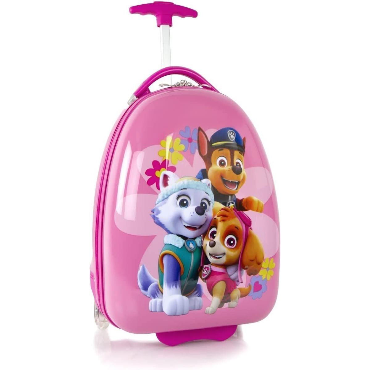 Heys Paw Patrol Girl`s 18 Inch Hardside Carry-on Luggage Wheeled Suitcase - Pink