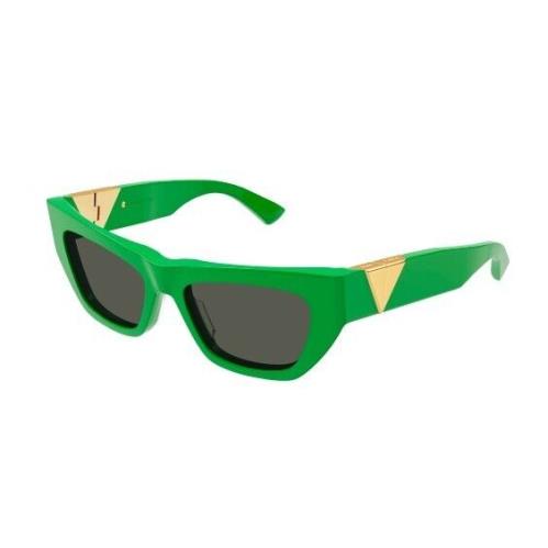 Bottega Veneta BV1177S 003 Green/green Cat Eye Women`s Sunglasses