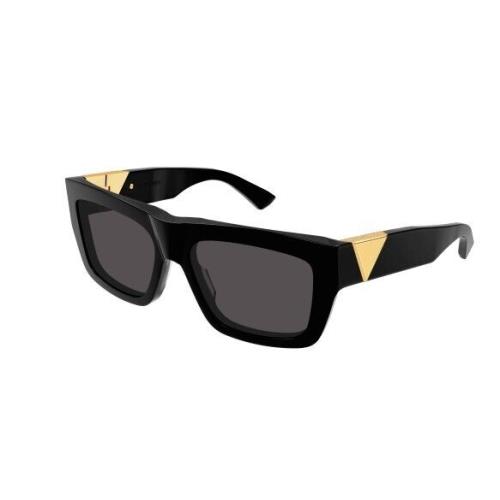 Bottega Veneta BV1178S 001 Black/grey Rectangular Women`s Sunglasses