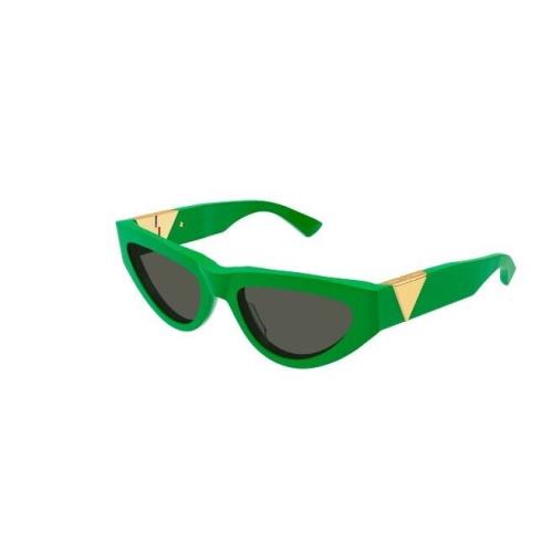 Bottega Veneta BV1176S 003 Green/green Cat Eye Women`s Sunglasses
