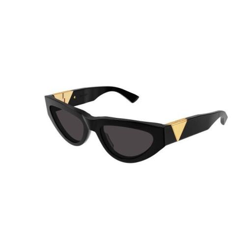 Bottega Veneta BV1176S 001 Black/grey Cat Eye Women`s Sunglasses