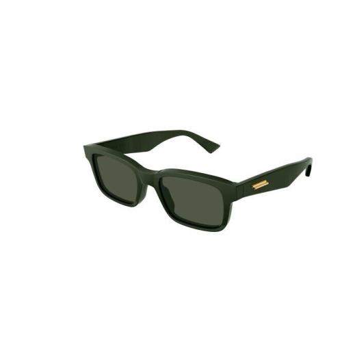 Bottega Veneta BV1146S 003 Green/green Rectangular Men`s Sunglasses