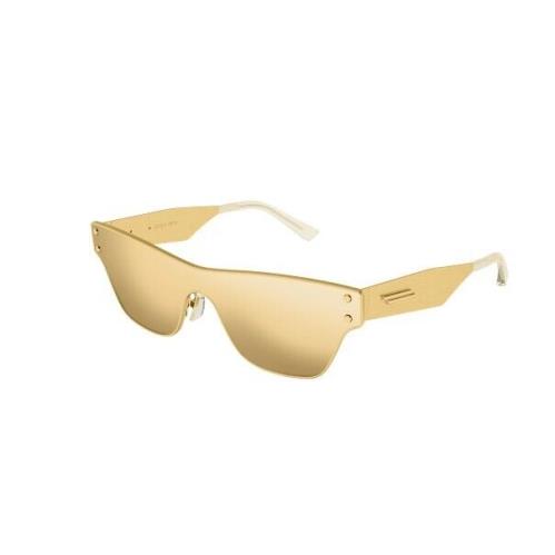 Bottega Veneta BV1148S 002 Gold/gold Mask Unisex Sunglasses