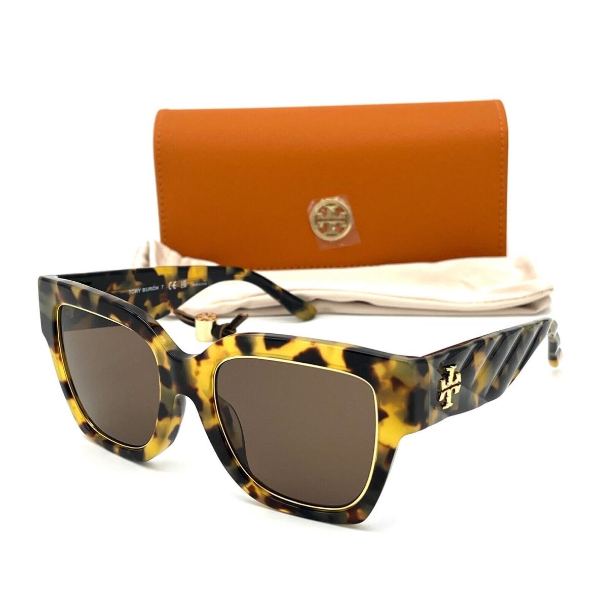 Tory Burch TY7189 147473 Tokyo Tortoise / Solid Brown 52mm Sunglasses