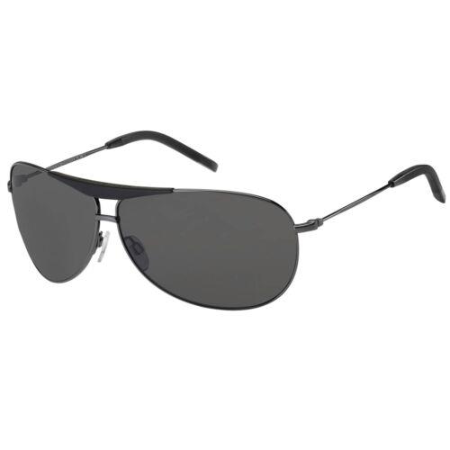Tommy Hilfiger Men`s Sunglasses Grey Lens Dark Ruthenium Frame TH 1796/S 0KJ1 IR
