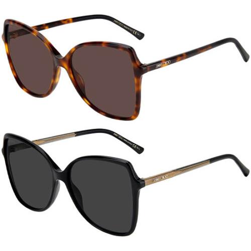 Jimmy Choo Fede Women`s Oversize Square Butterfly Sunglasses - Italy